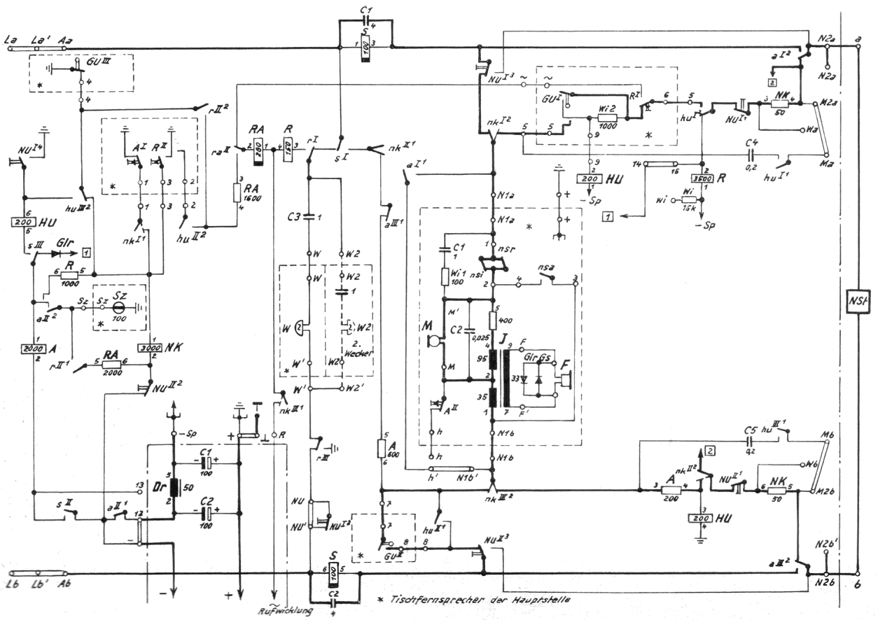 Stromlaufplan Klemmen